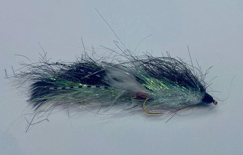 Sparkle minnow black white - sparkle,