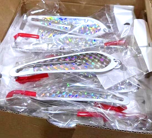 White trolling spoon - trolling, drone
